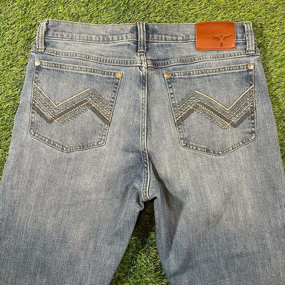 Wrangler 20X Jeans Men's 33x34 Blue Light Wash Slim Straight Stretch Denim